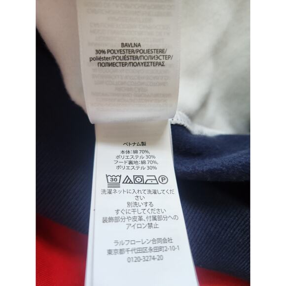 NWT Polo Ralph Lauren Polo Bear Colorblocked Fleece Hoodie SizeXXL #2G414 - Picture 14 of 15